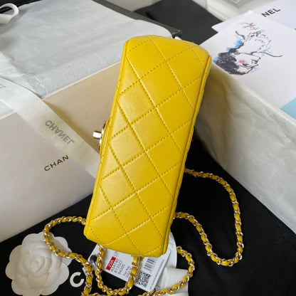 Diamond Handle Flap Bag