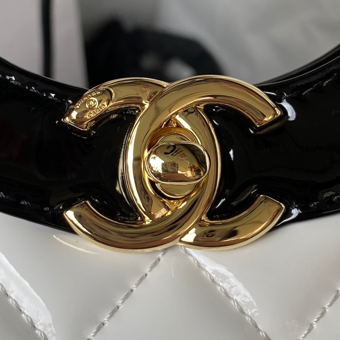 Glossy Quilted Handbag