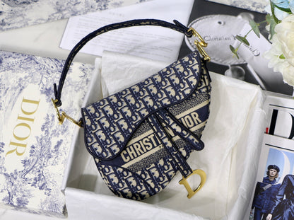 Saddle Oblique Canvas Bag