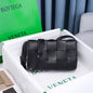 Cassette-Style Woven Shoulder Bag