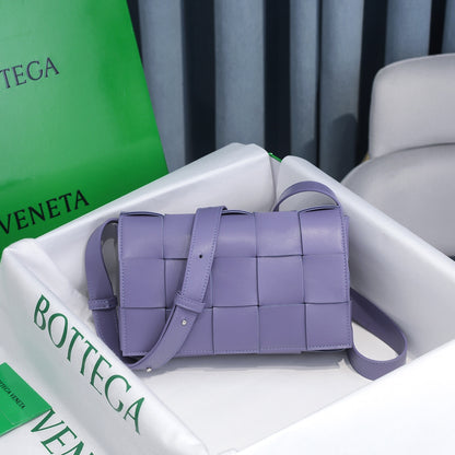 Cassette-Style Woven Shoulder Bag