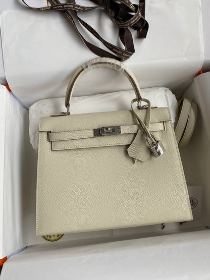 Kelly 25 Epsom Leather Bag