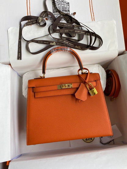 Kelly 25 Epsom Leather Bag
