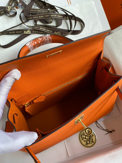 Kelly 25 Epsom Leather Bag