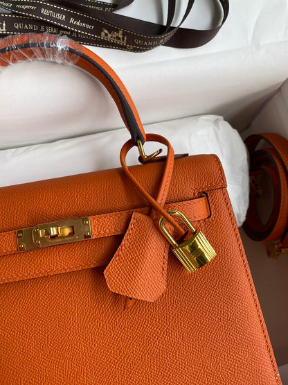 Kelly 25 Epsom Leather Bag