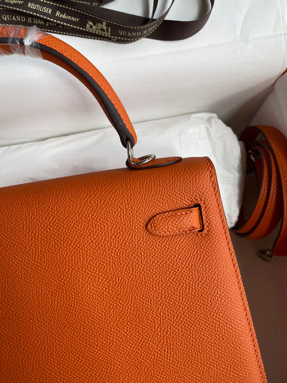 Kelly 25 Epsom Leather Bag