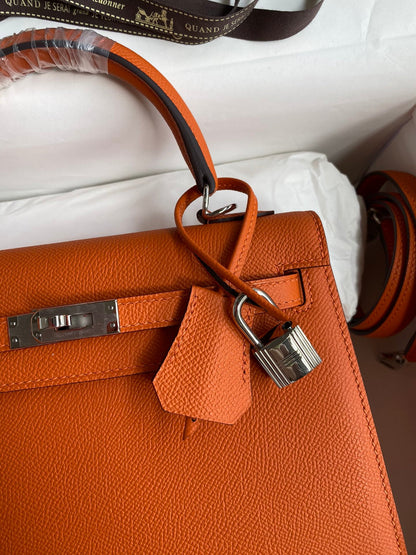 Kelly 25 Epsom Leather Bag