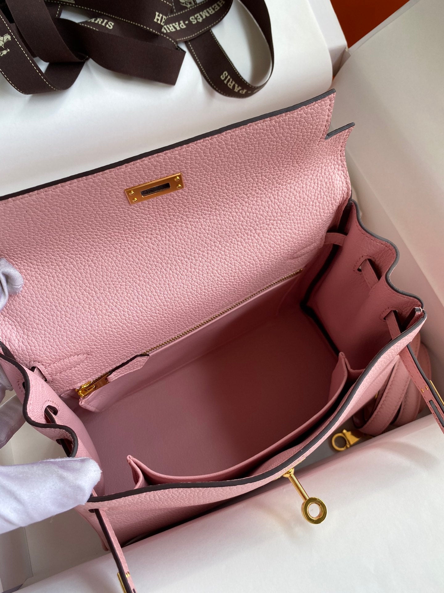 Kelly 25 Togo Leather Bag