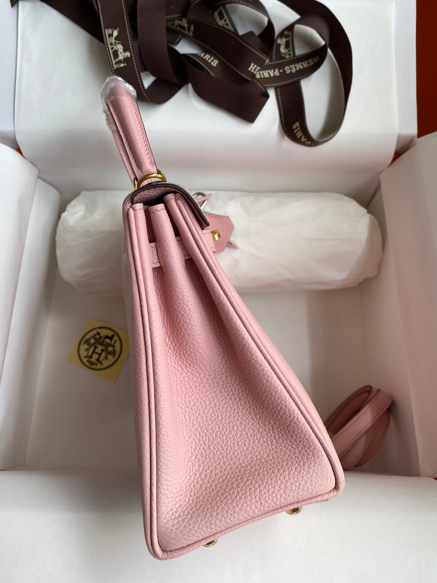 Kelly 25 Togo Leather Bag