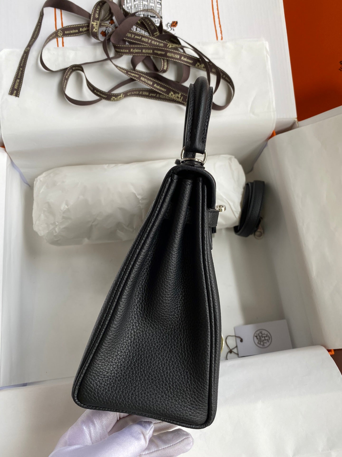 Kelly 25 Togo Leather Bag