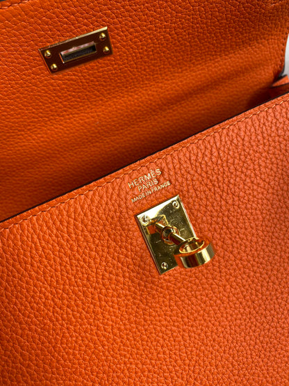 Kelly 25 Togo Leather Bag