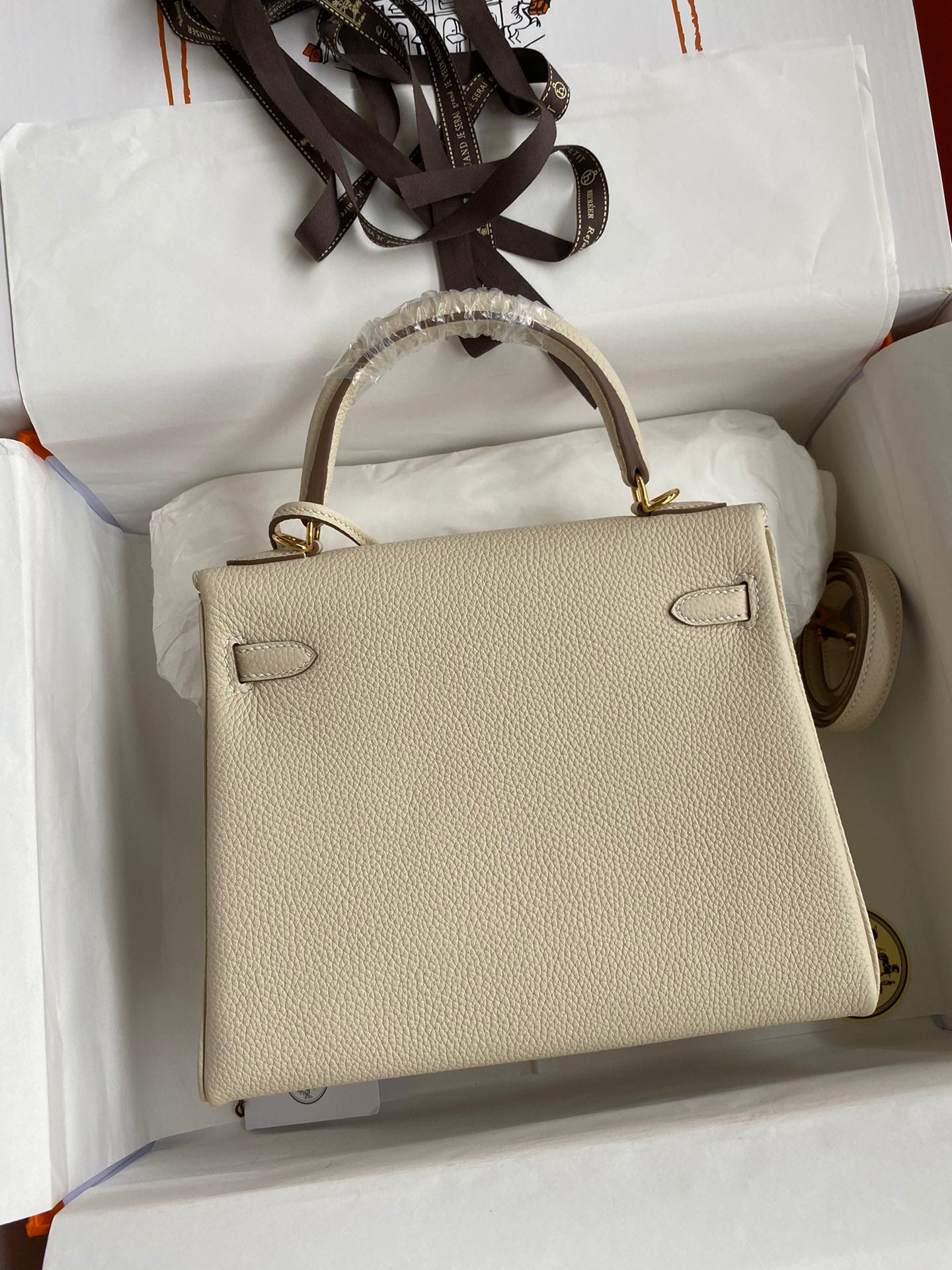 Kelly 25 Togo Leather Bag