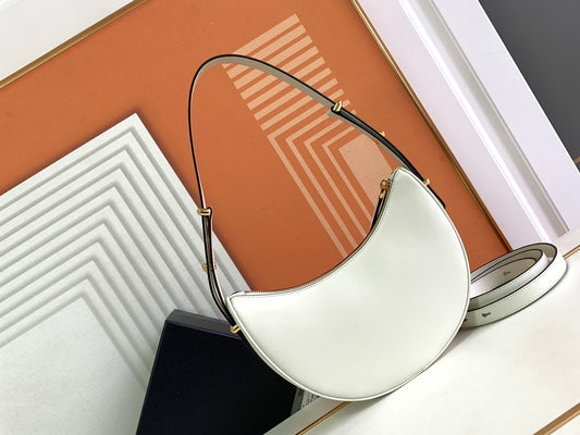 Moon-Style Dual Strap Shoulder Bag