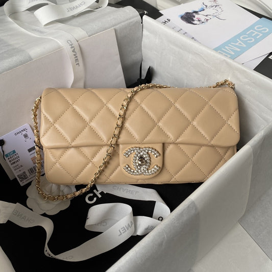 Pearl Flap Bag