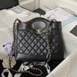 31 Quilted Leather Shopping Bag