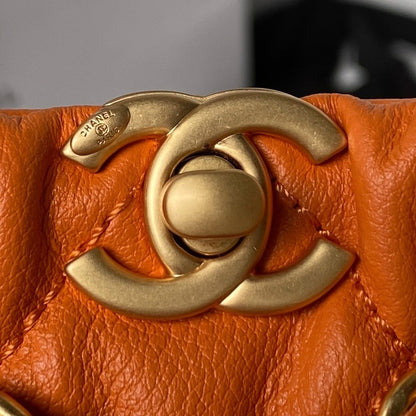 Quilted Leather Mini Backpack