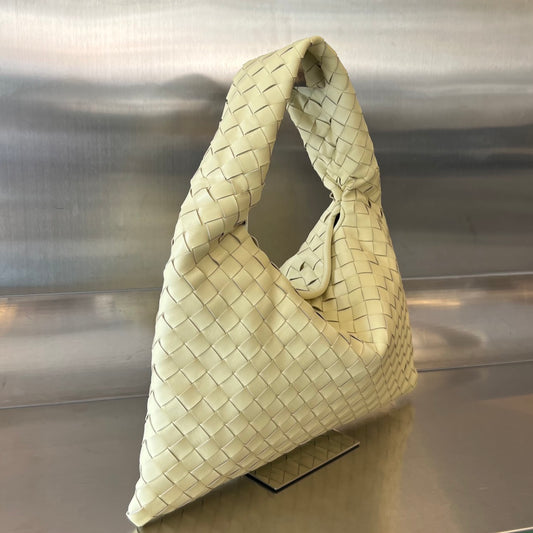 Small Hop Woven Leather Bag