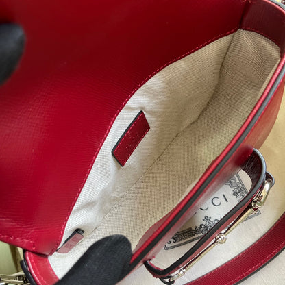 Horsebit 1955 Leather Mini Chain Shoulder Bag