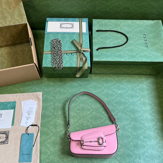 Horsebit 1955 Leather Mini Chain Shoulder Bag