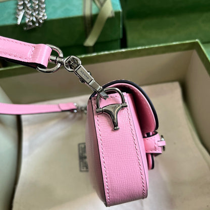 Horsebit 1955 Leather Mini Chain Shoulder Bag
