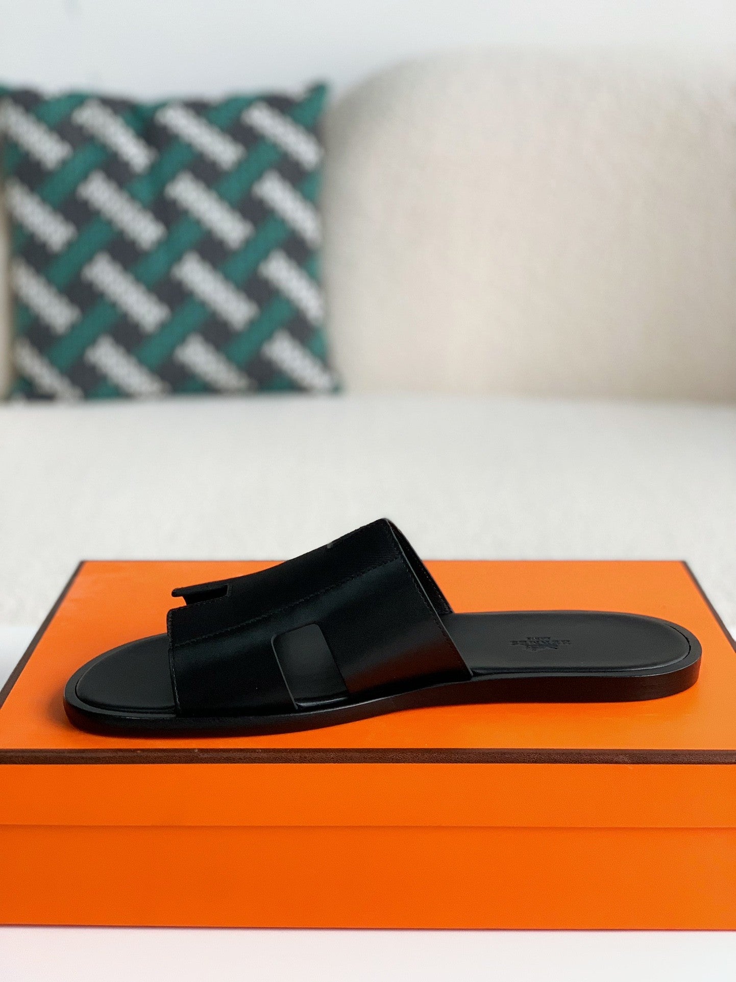 Izmir Leather Sandals – Black Premium Edition