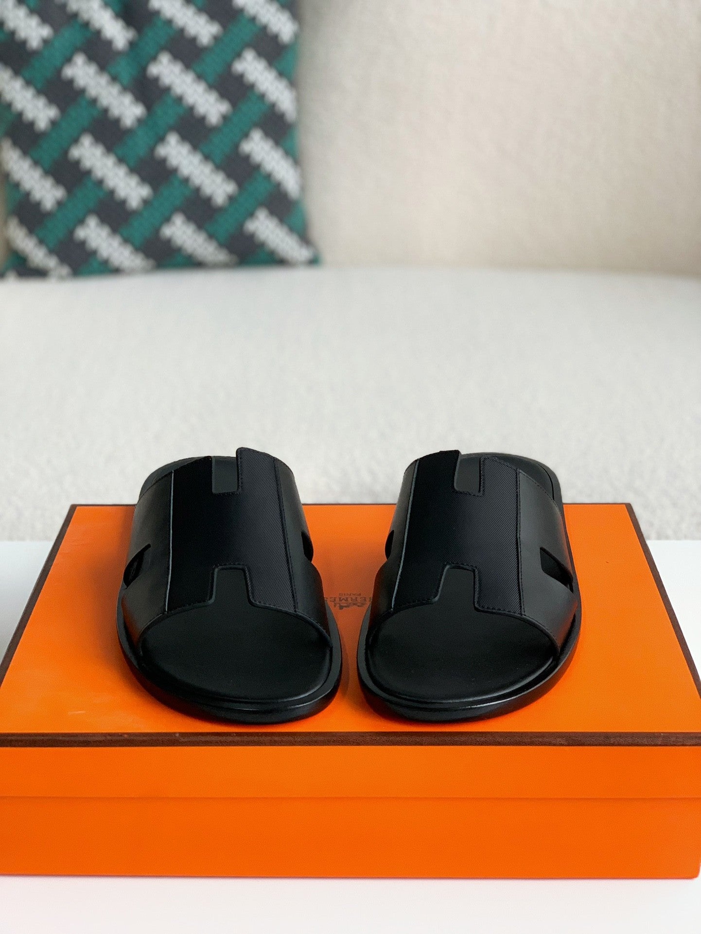 Izmir Leather Sandals – Black Premium Edition