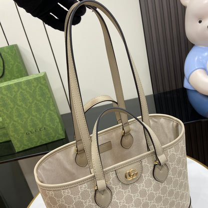 Ophidia Monogram Canvas Top Handle Tote – 31cm