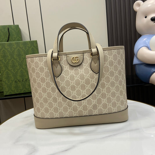 Ophidia Monogram Canvas Top Handle Tote – 31cm