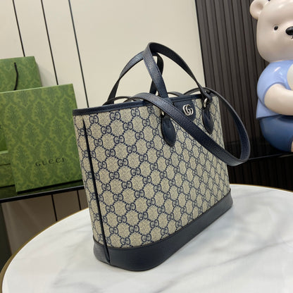 Ophidia Monogram Canvas Top Handle Tote – 31cm