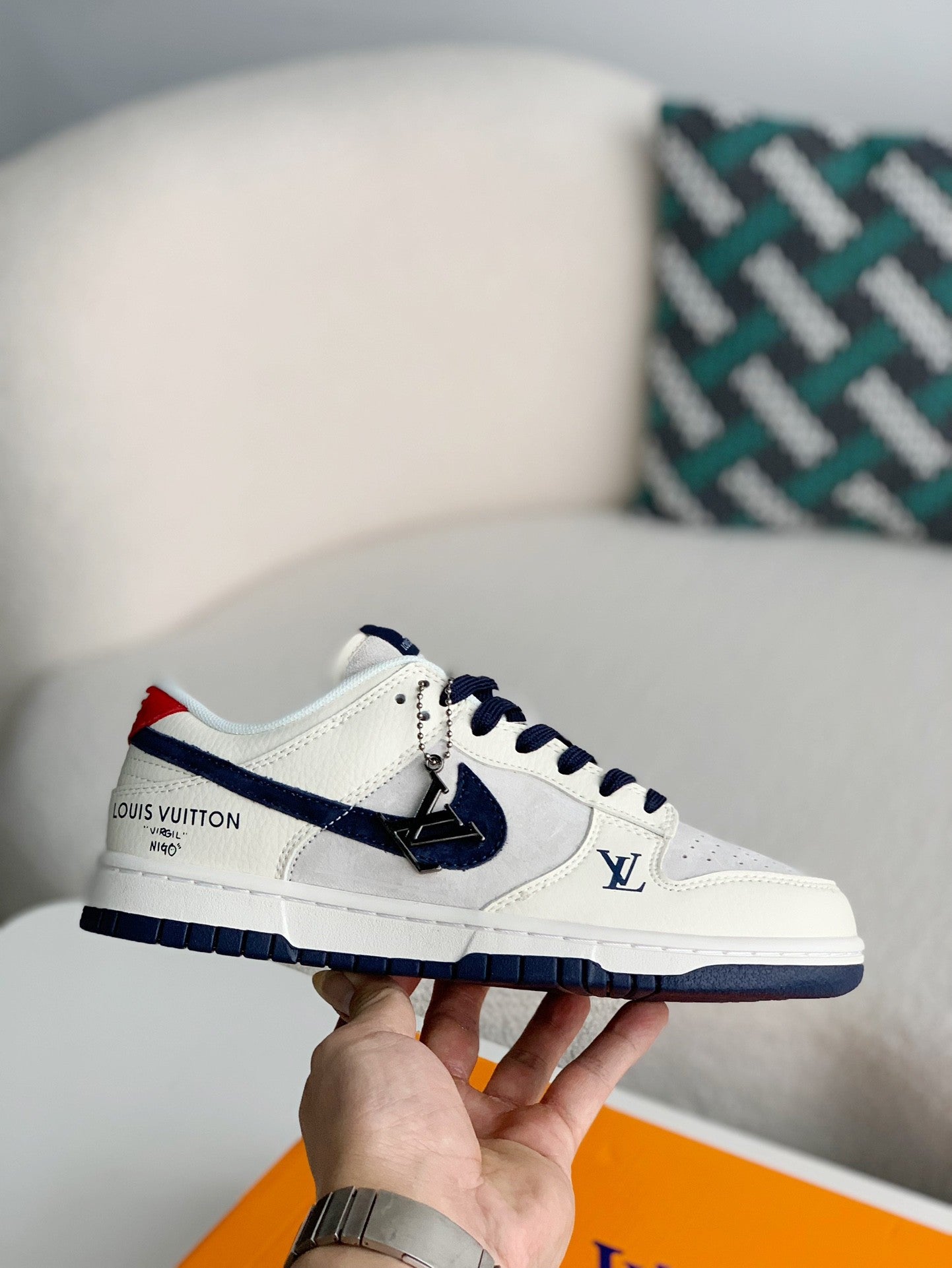LV x Dunk Low Top-board Shoes