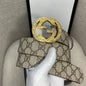 GG Supreme Canvas Belt with Gold-Tone