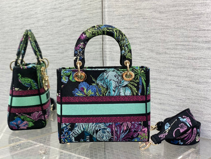 Embroidered Canvas Tote Bag
