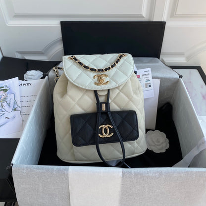 Quilted Leather Backpack