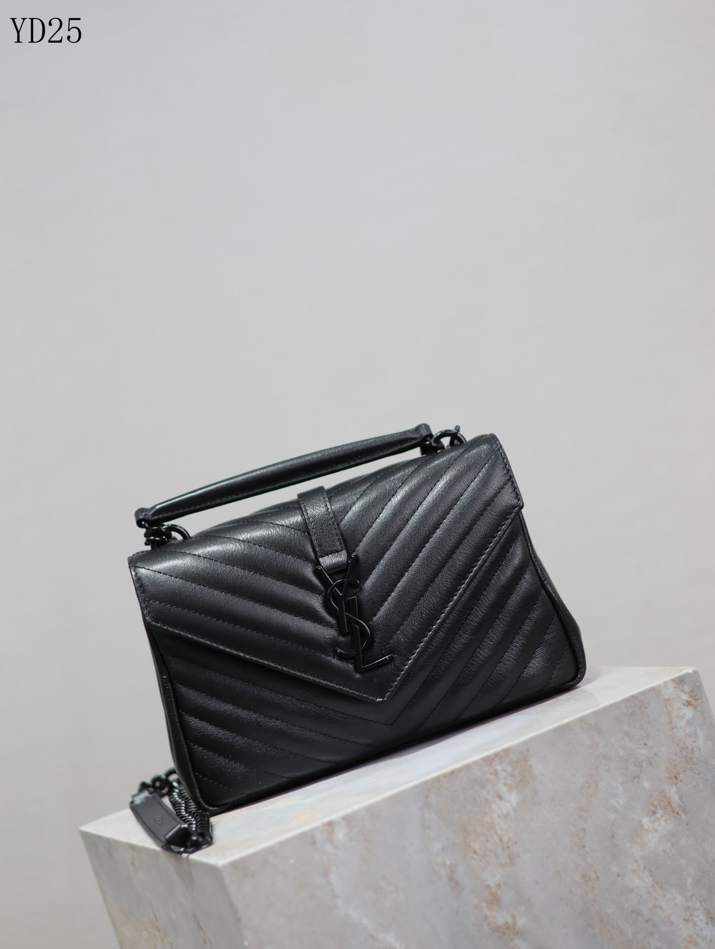 Quilted Leather Collage Bag