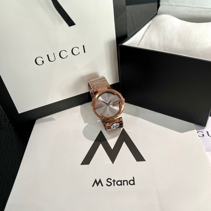 G-Timeless Signature Stainless Steel Women's Watch – Rose Gold