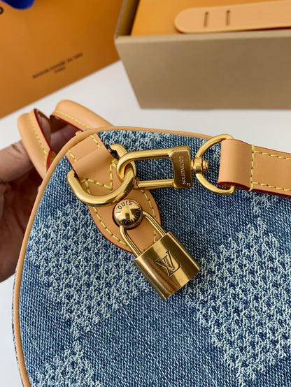 Denim Damier Speedy Bag