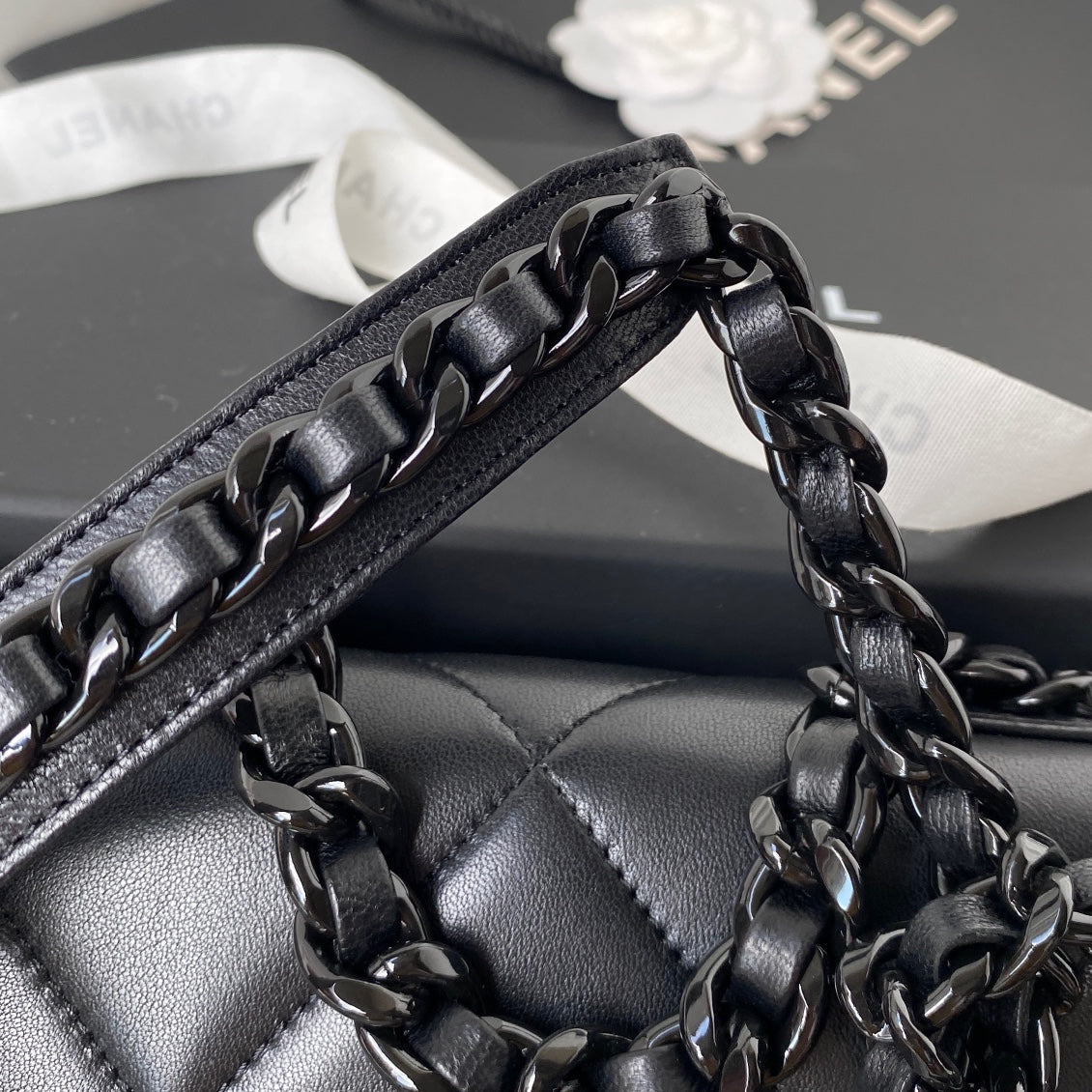 Inspired Quilted Flap Bag