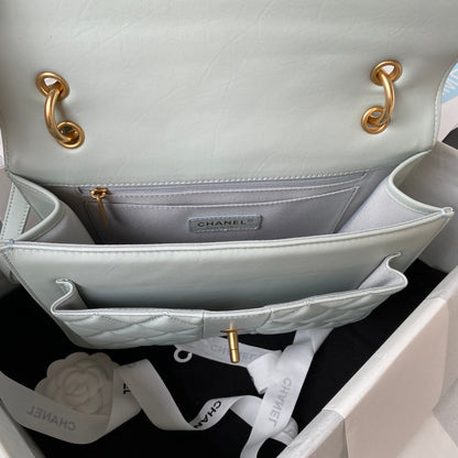 Quilted Chain Backpack
