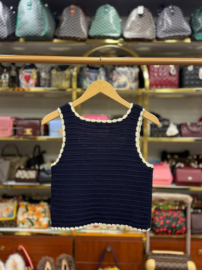 Top In Crocheted Cotton