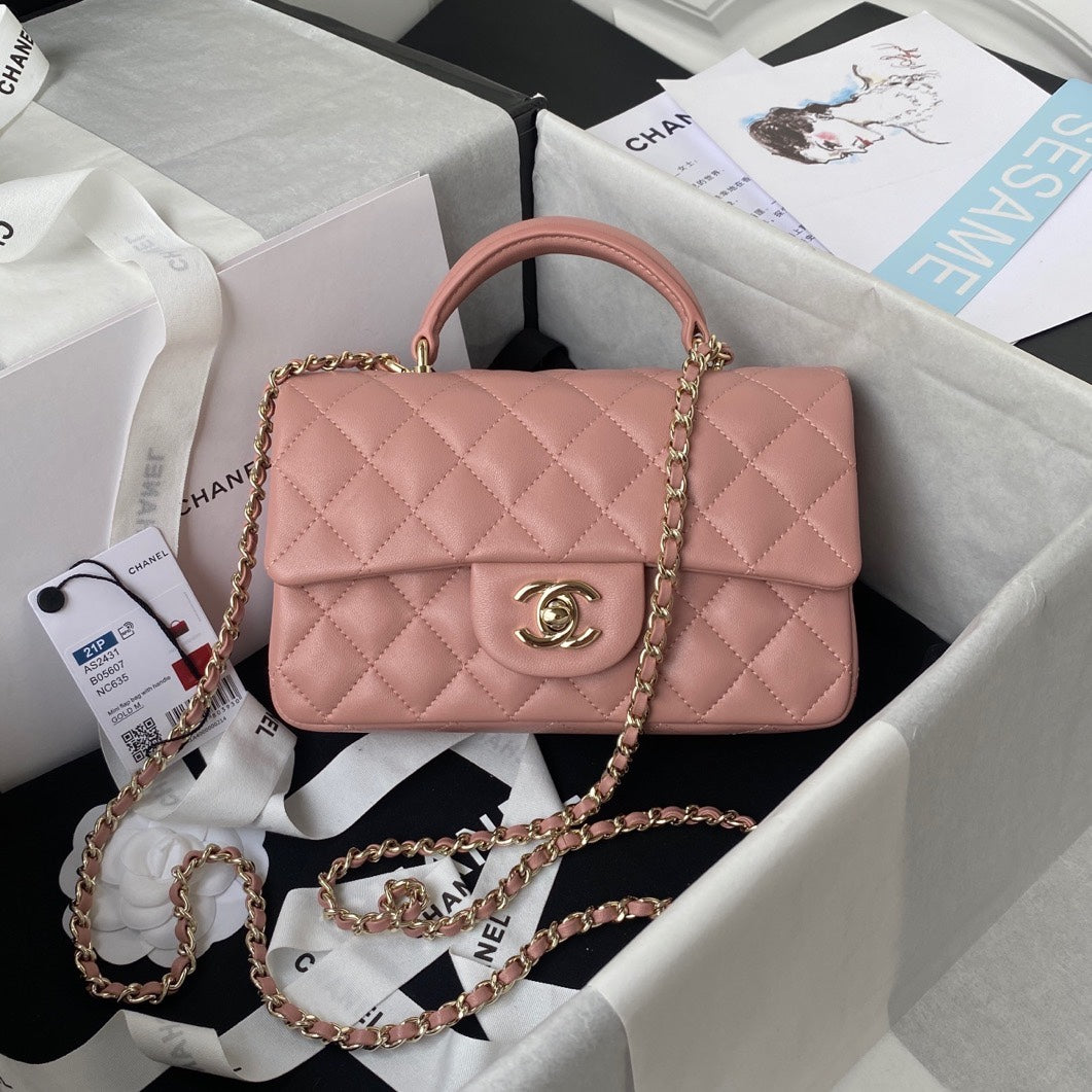 Mini Flap Bag with Handle
