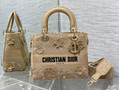 Embroidered Canvas Tote Bag