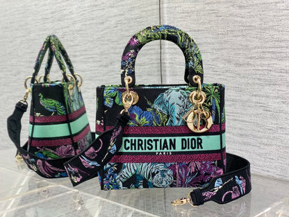 Embroidered Canvas Tote Bag