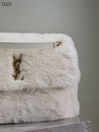 Niki Medium in Shearling Bag