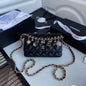 Quilted Coco Charm On Chain Flap Bag