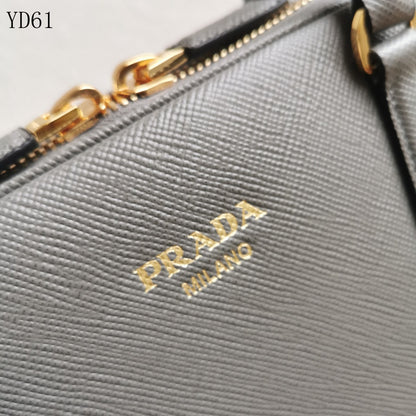 Saffiano Leather Top Handle Bag