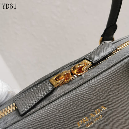 Saffiano Leather Top Handle Bag