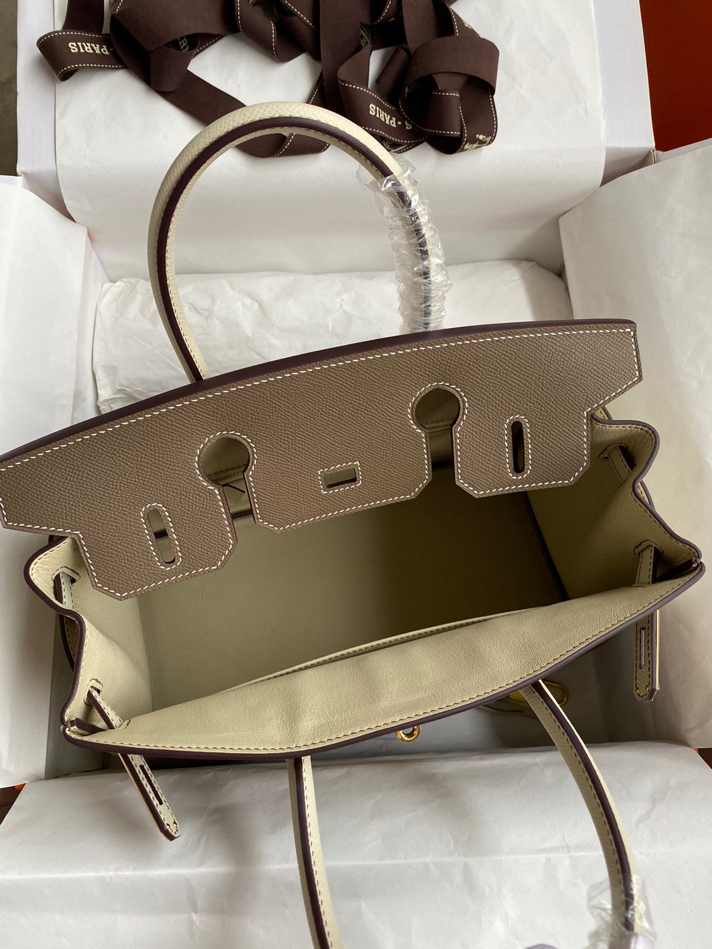 Birkin 30 Two-Tone Epsom Leather Bag