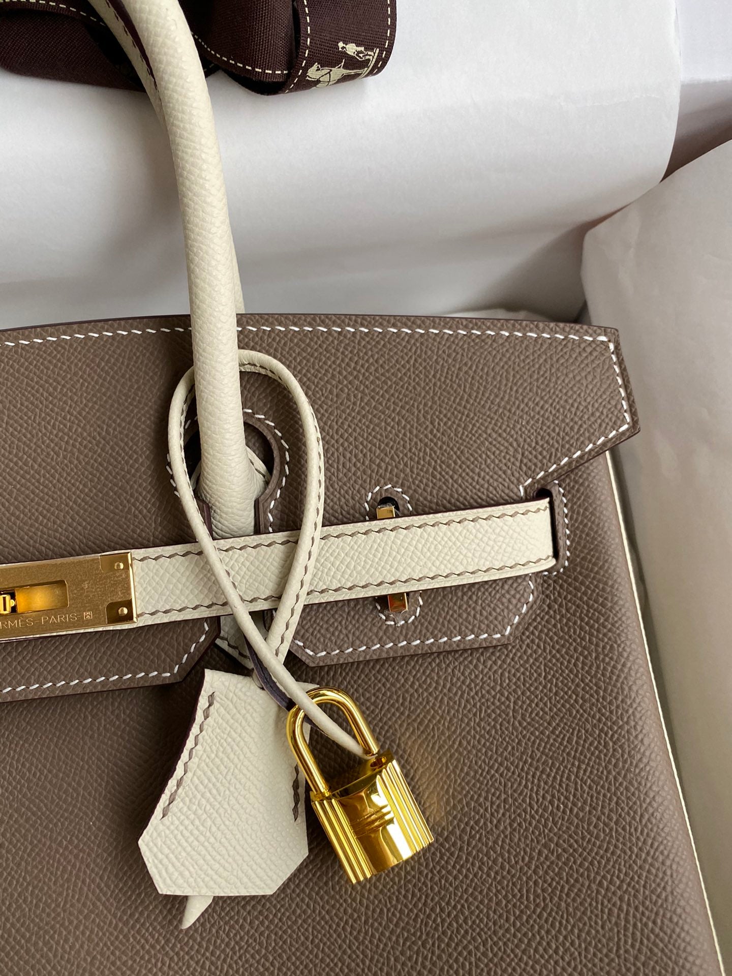 Birkin 30 Two-Tone Epsom Leather Bag