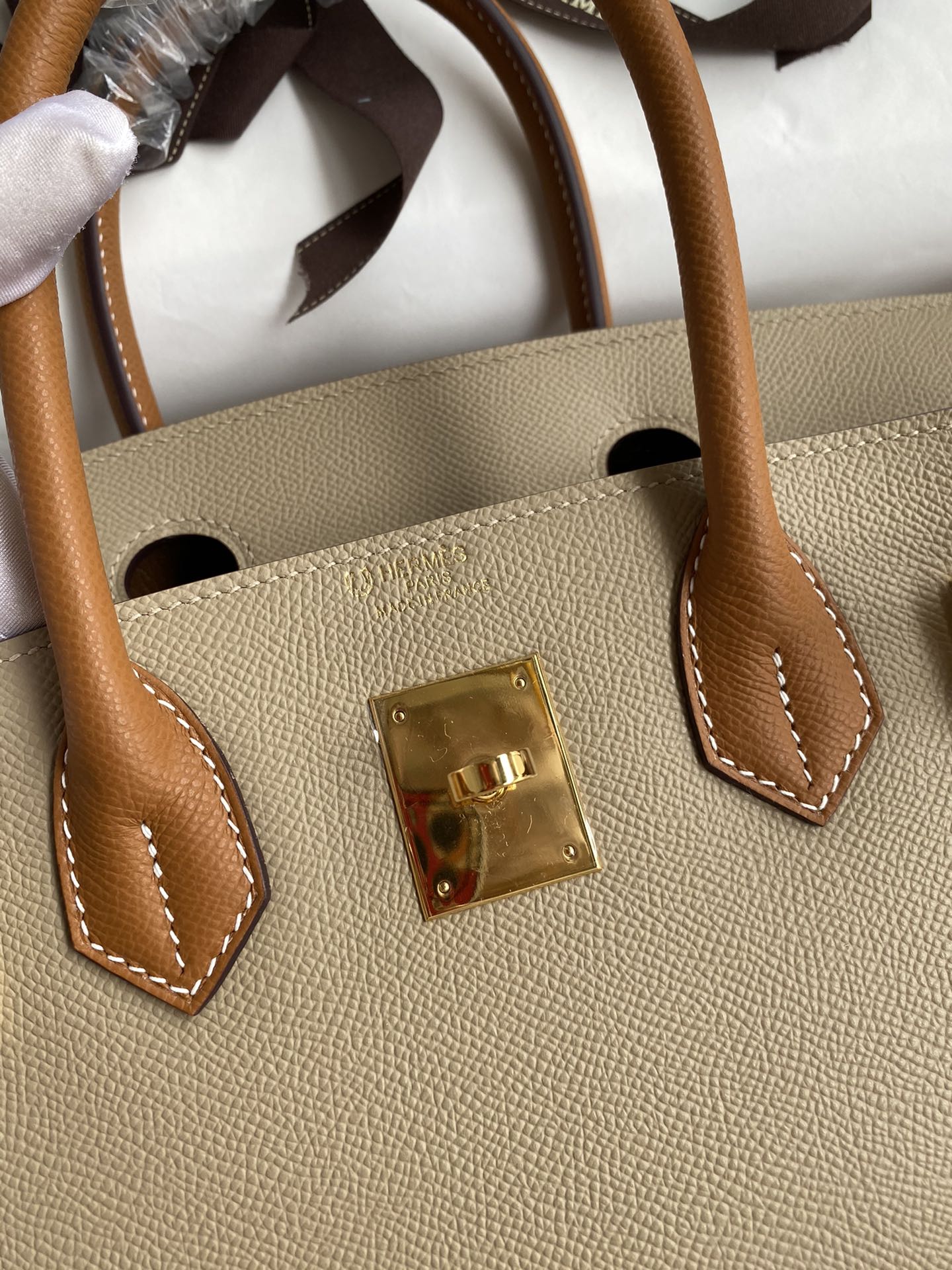 Birkin 30 Two-Tone Epsom Leather Bag