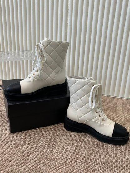 Lace-Up Boots